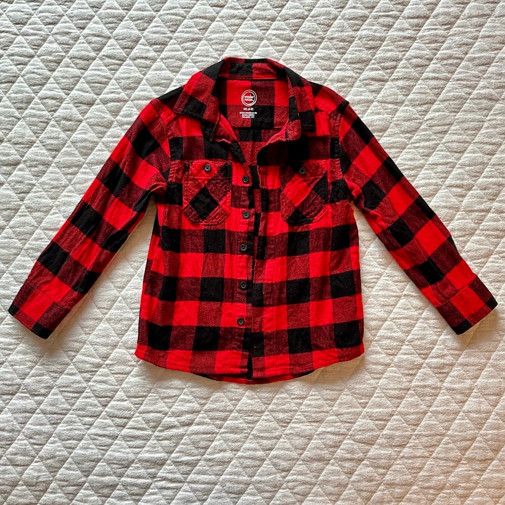 Buffalo Plaid Kids Shirt